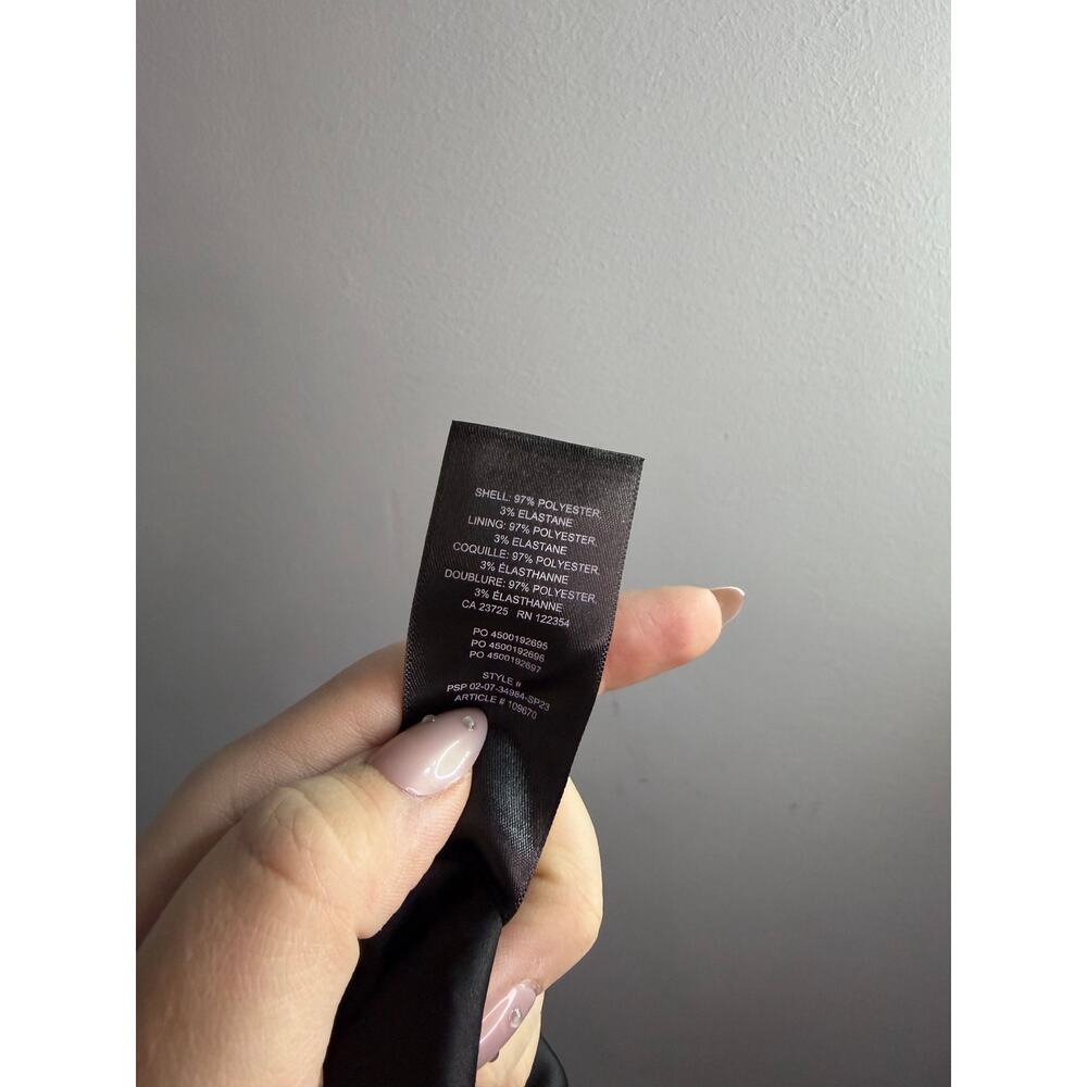 Sunday Best black mini skirt size 8 waist is 15 inches laying flat NWT MSRP $48 - Picture 7 of 7